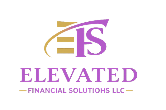 Logo of Elevated Financial Solutions LLC with a stylized 'EFS' design on a white background.